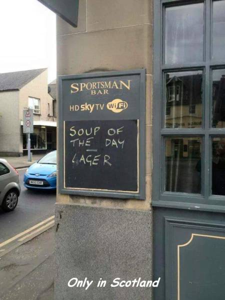 window - Sportsman Bar Hd Sky Tv WiFi Soup Of The Day Lager Only in Scotland