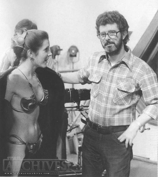 carrie fisher george lucas