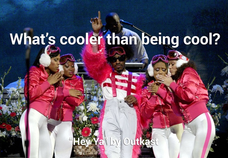 performance - What's cooler than being cool? Hey Yally Outkast