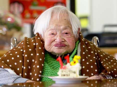 April 1, 2015: Misa Okawa, the world's oldest woman, died in Japan at the age of 117. Okawa suffered heart failure and died peacefully in her sleep at her nursing home.

Born in Osaka on March 5, 1898, Okawa became the world's oldest person in 2013 when she was recognized by Guinness World Records. She was the daughter of a kimono maker.

Her passing makes American Gertrude Weaver of Arkansas the world's oldest person. She is 116.