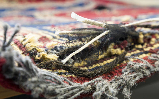 German Customs confiscated 45 Kg of heroin woven into a carpet rug in Leipzig in January, 2014