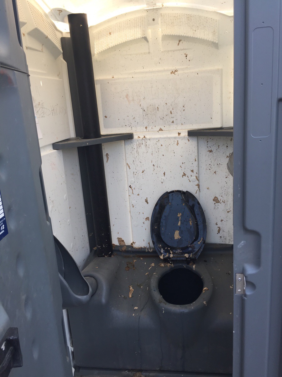 I don't want to be a porta-potty cleaner anymore...