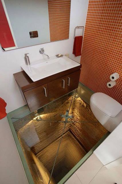 Yet another bathroom on a cliff