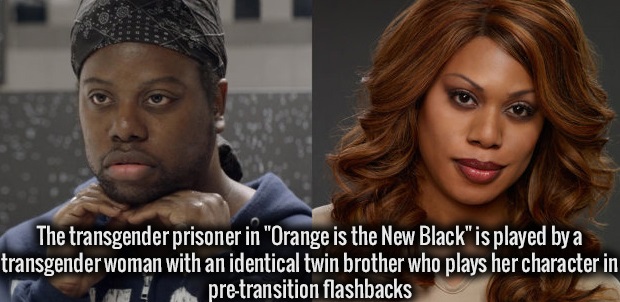 m lamar orange is the new black - The transgender prisoner in "Orange is the New Black" is played by a transgender woman with an identical twin brother who plays her character in pretransition flashbacks