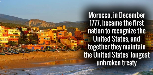 travel - Morocco, in , became the first nation to recognize the United States, and together they maintain the United States' longest unbroken treaty