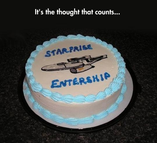 cake fail - It's the thought that counts... Star Prise Entership