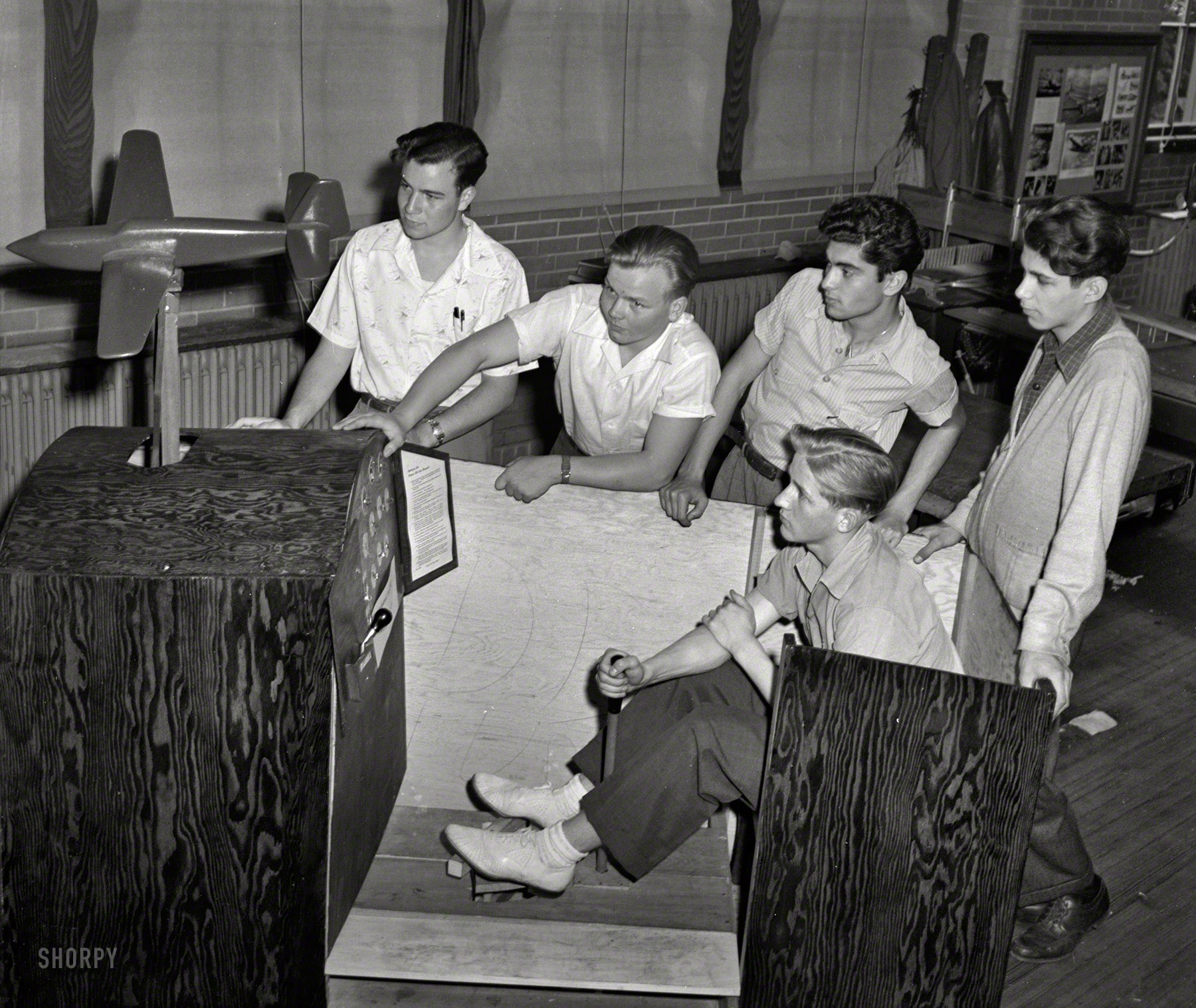 A flight simulator in 1942