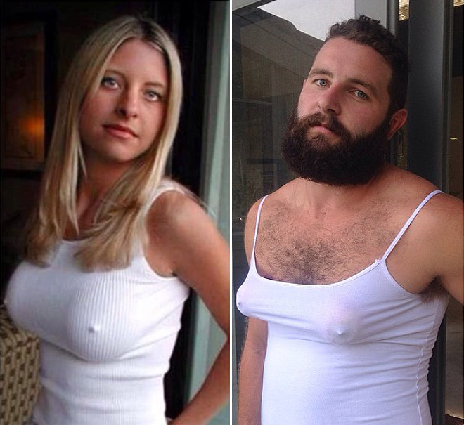 Guy Recreates Female Tinder Pics And They're Glorious