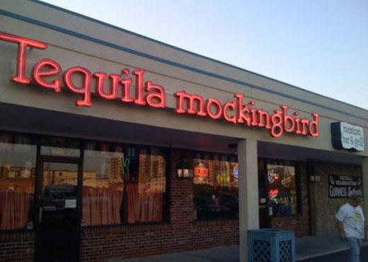 funny name funny mexican restaurant names - Tequila mockingbird