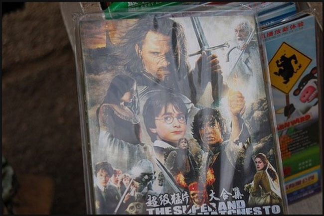 lord of the rings china dvd