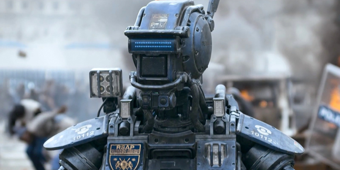 Chappie is an experimental robot designed to learn and feel. He is kidnapped by local gangsters, and his designer, played by Dev Patel Slumdog Millionaire, seeks to save him. Release date: March 6th