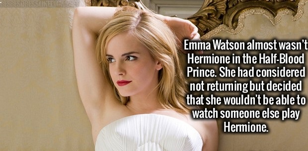 emma watson elle girl - Emma Watson almost wasn't Hermione in the HalfBlood Prince. She had considered not returning but decided that she wouldn't be able to watch someone else play Hermione.