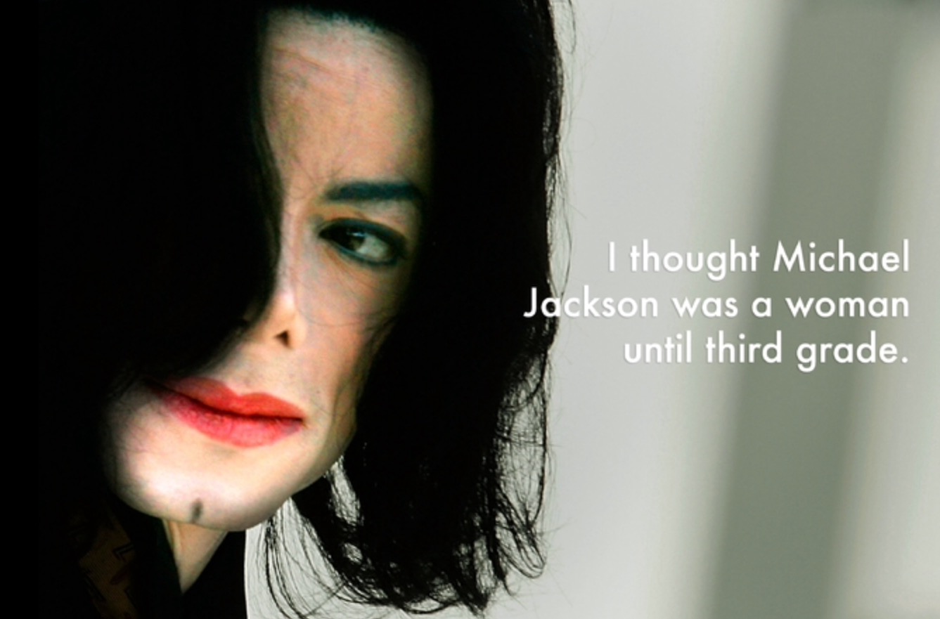 michael jackson white - I thought Michael Jackson was a woman until third grade.