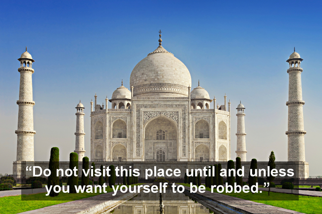 The Taj Mahal in India