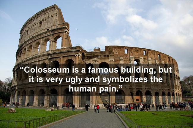 The Colosseum in Italy