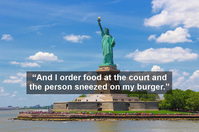 The Statue Of Liberty in New York