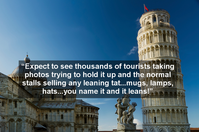 The Leaning Tower of Pisa in Italy