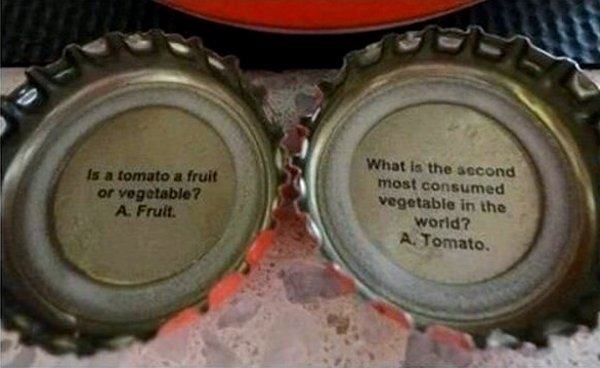 tomato fruit or vegetable meme - Is a tomato a fruit or vegetable? A. Fruit What is the second most consumed vegetable in the world? A Tomato.