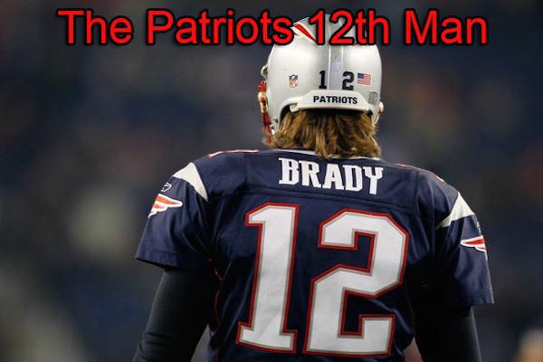 12 tom brady - 'The Patriots 12th Man 1 2 Patriots Brady
