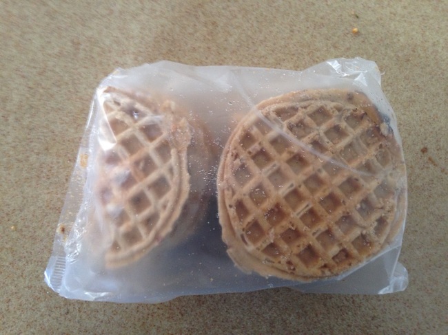 Whoever packaged these waffles