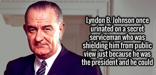 lyndon b johnson quotes on education - Lyndon B. Johnson once urinated on a secret serviceman who was shielding him from public view just because he was the president and he could