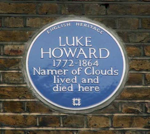the lady ottoline - Eritage English Enc Luke Howard 17721864 Namer of Clouds lived and died here