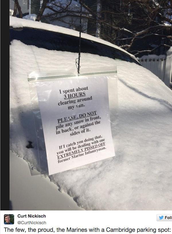 Instant Karma for a Parking Spot Thief
