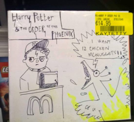 pun harry potter and the order of the phoenix chicken nuggets - Harry Potter 14.95 & The Order Of The Hoen I Want 12 Chicken Mcnuggetsti