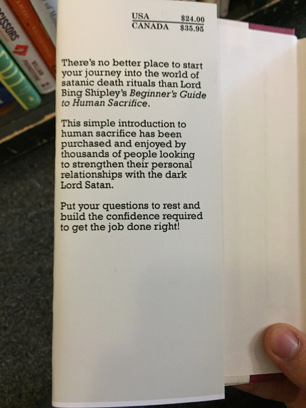 Hilarious Fake Self-Help Books Left at a Local Bookstore