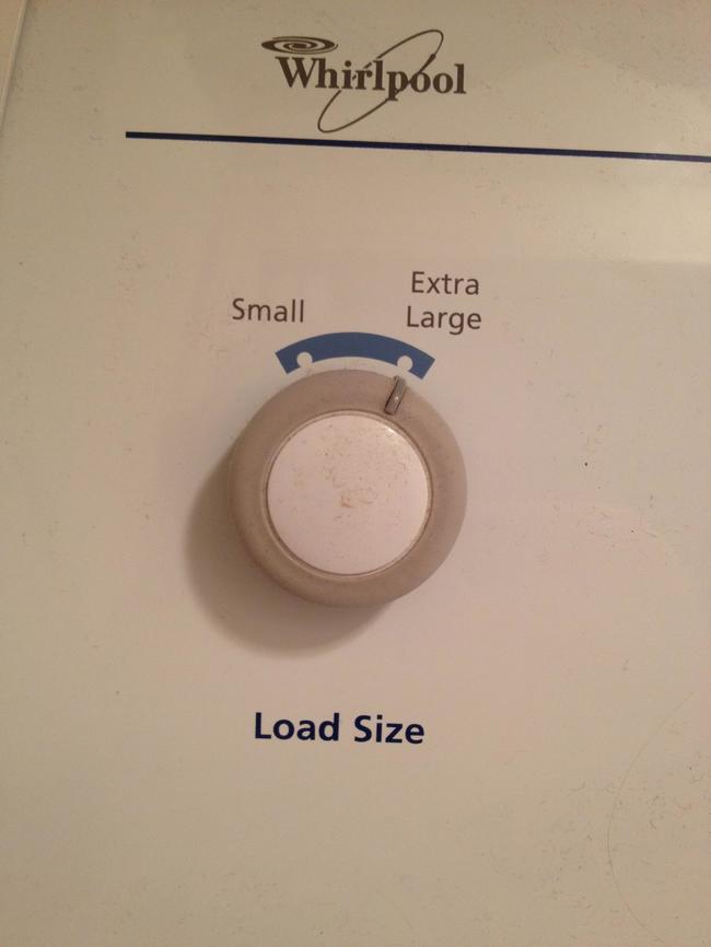 washer load meme - Whirlpool Small Extra Large Load Size