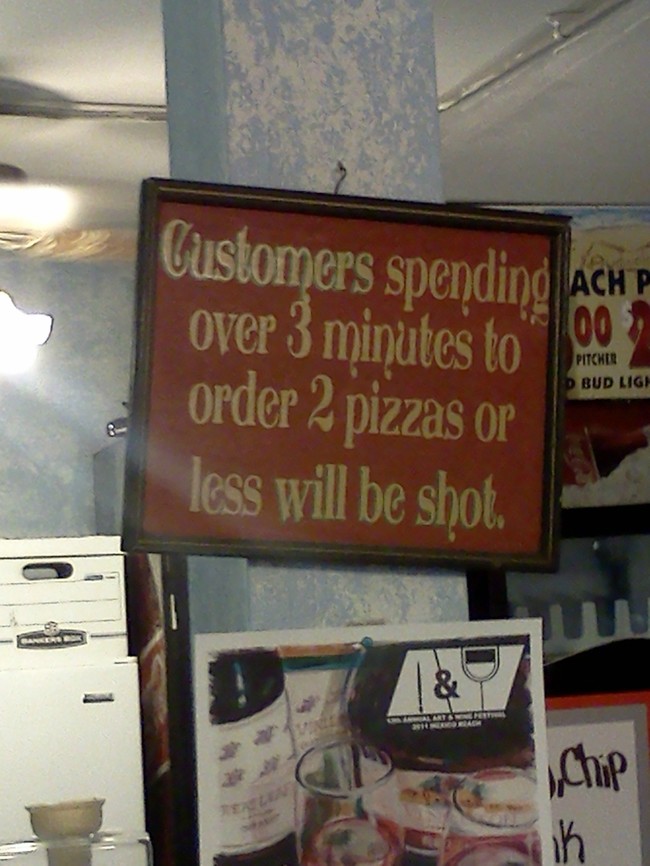 restaurant owner memes - Ach P Customers spending over 3 minutes to order 2 pizzas op less will be shot Pitcher D Bud Lig!