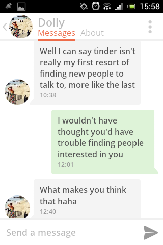 Tinder Conversation Has Serious Plot Twist
