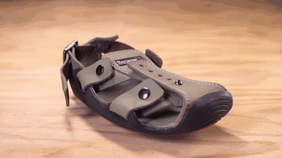 Guy Invents Sandals That Grow 5 Sizes In 5 Years