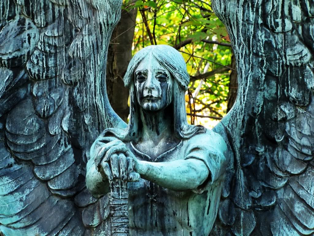 The "Haserot Angel" of Lakeview Cemetery in Cleveland, Ohio.