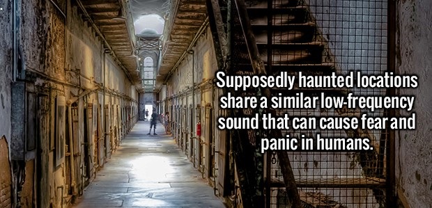 building - Supposedly haunted locations a similar lowfrequency sound that can cause fear and panic in humans.