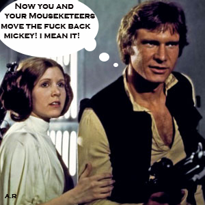 Han Solo to Mickey Mouse...