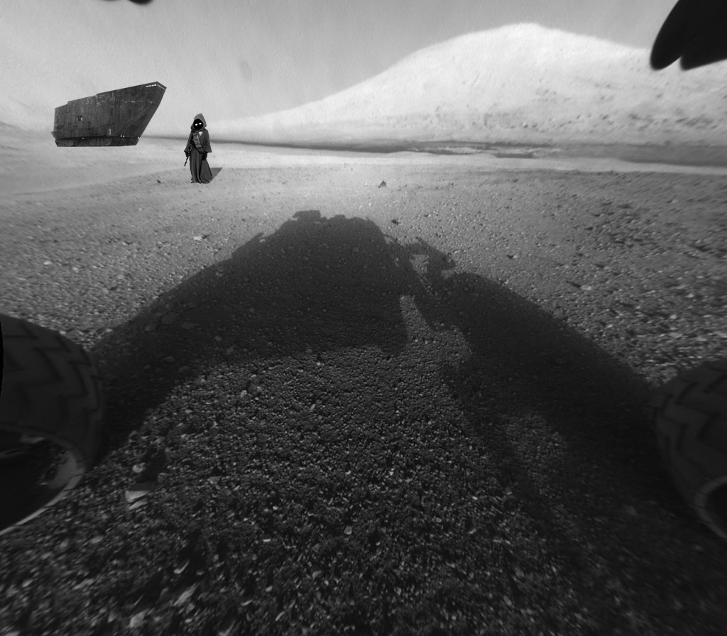 Sand crawler & Jawa spotted on Mars