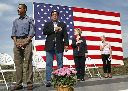 How can we trust someome to lead out country who does'nt even salute the American flag?