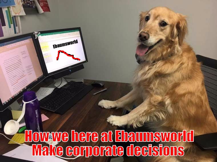 Once we let the dogs take over our profits went out the window.