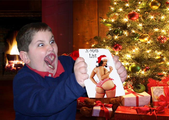 Pissed Off Fat Kid, Because He Didnt Get What He Wished For X-Mas