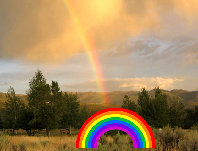 ryan gosling rainbow
