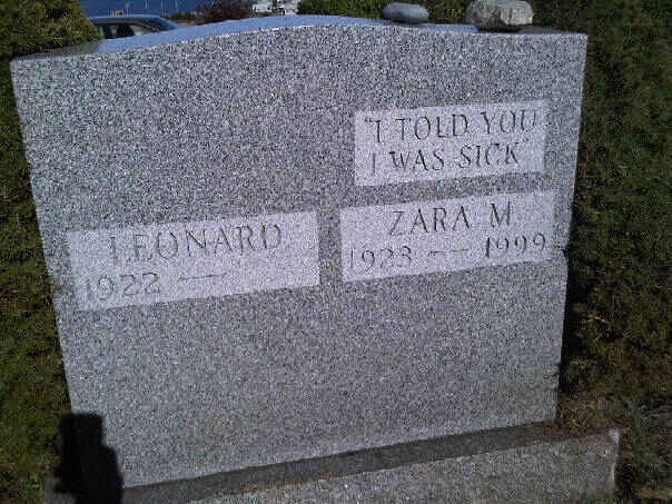 44 Funny Tombstones