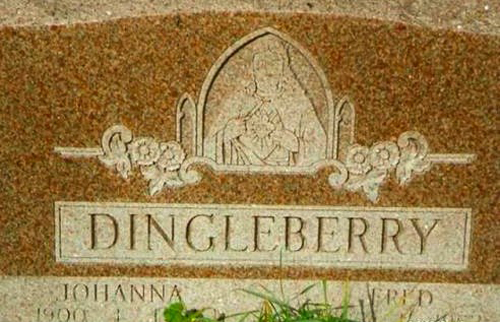 Headstone - | Dingleberry Johanna 1900