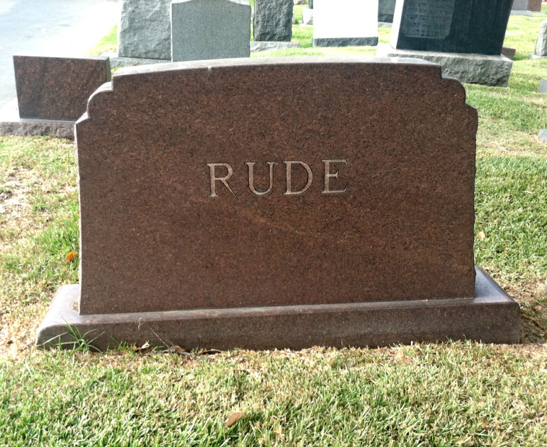 funny gravestones - Rude