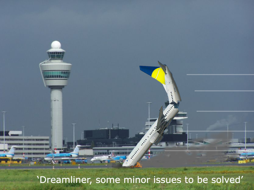 Some minor adjustments have to be made on the Dreamliner in the near future.....