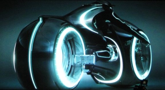 The Light Cycle from TRON