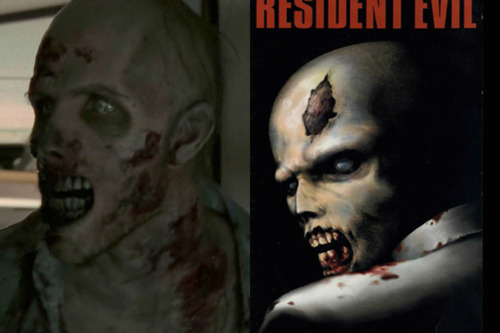 zombie from resident evil's cover