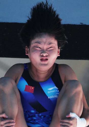 swimmers face