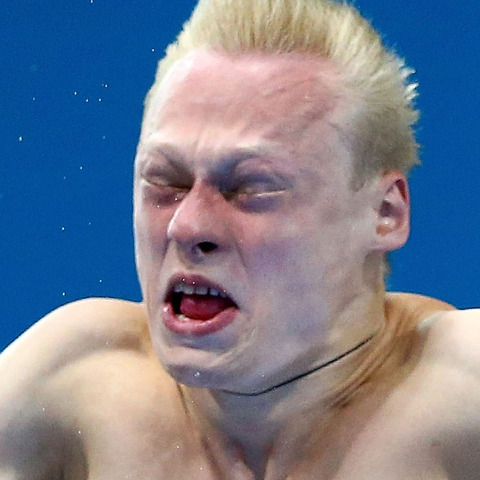 swimmers face