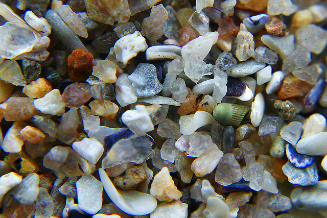 sand magnified